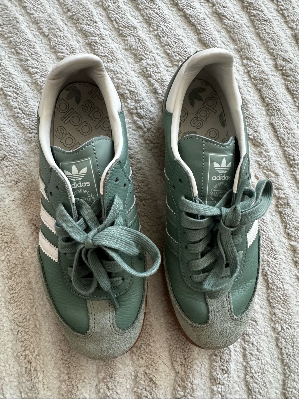 adidas Women’s Sage Green Samba-OG Sneakers - Picture 4 of 6